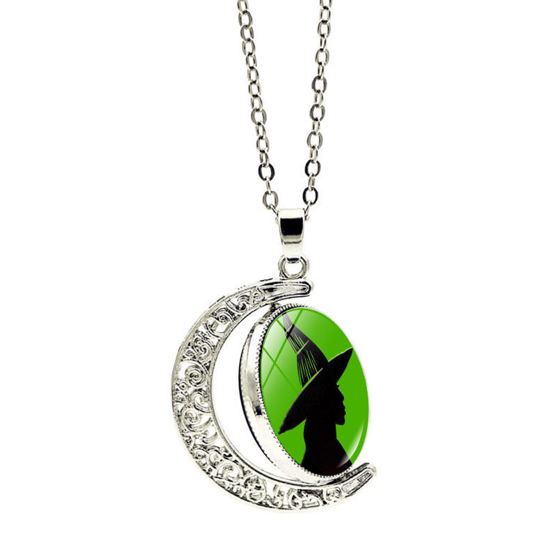 Wicked: For Good Single-sided magic moon pendant
