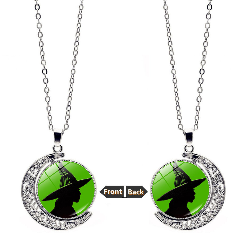 Wicked: For Good Single-sided magic moon pendant