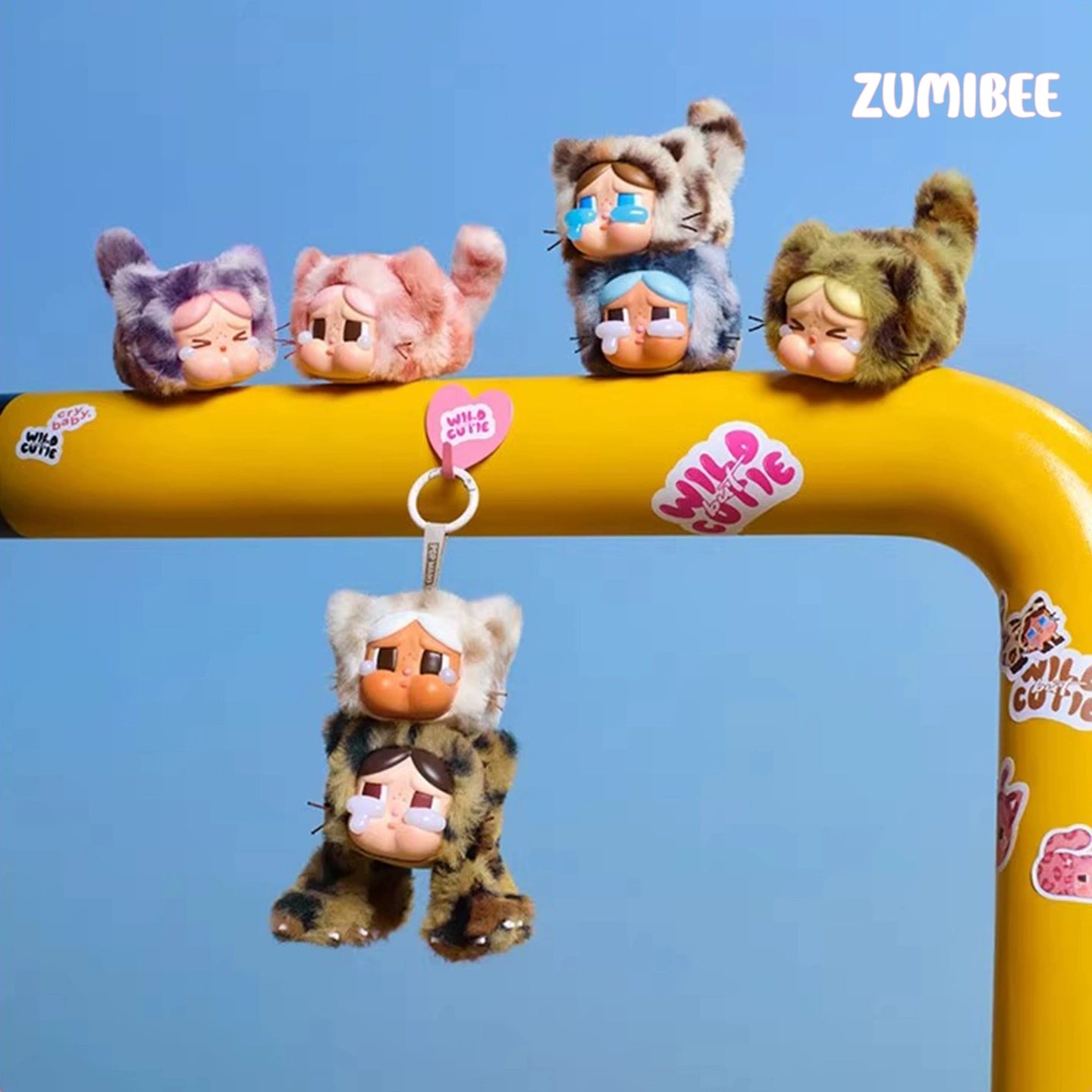 CRYBABY Wild but Cutie Series - Vinyl Plush Pendant Blind Box
