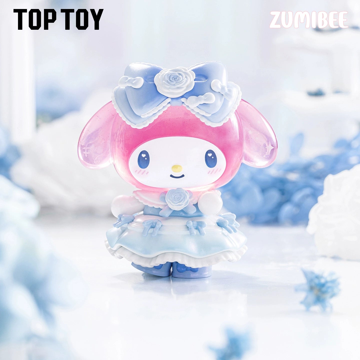 Toptoy Sanrio Family Romantic Wedding Series Blind Box Hello Kitty Cat Kuromi Cute Ornaments