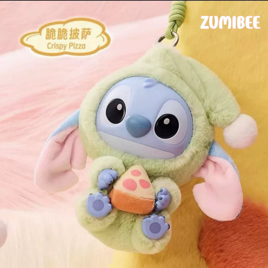 MINISO Stltch Eat Something Before Sleep Series Vinly Plush Dolls, Blind Box