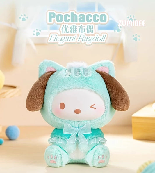 TOPTOY Characters Play With Kittens Series Plush Dolls, Blind Box