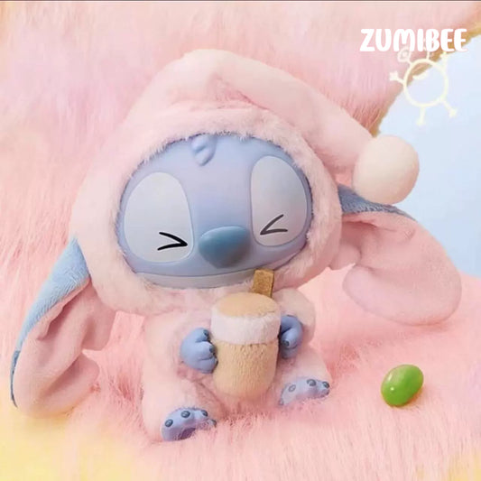 MINISO Stltch Eat Something Before Sleep Series Vinly Plush Dolls, Blind Box