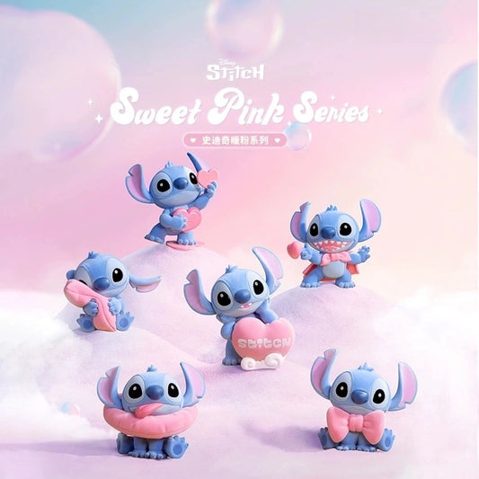 52TOYS DSN Stitch Warm Powder Blind Box Stitch Small Figure Ornament