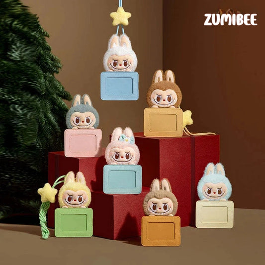 POPLAND Labubu Twinkly Fairy Tale Series Plush Card Holders, Blind Box