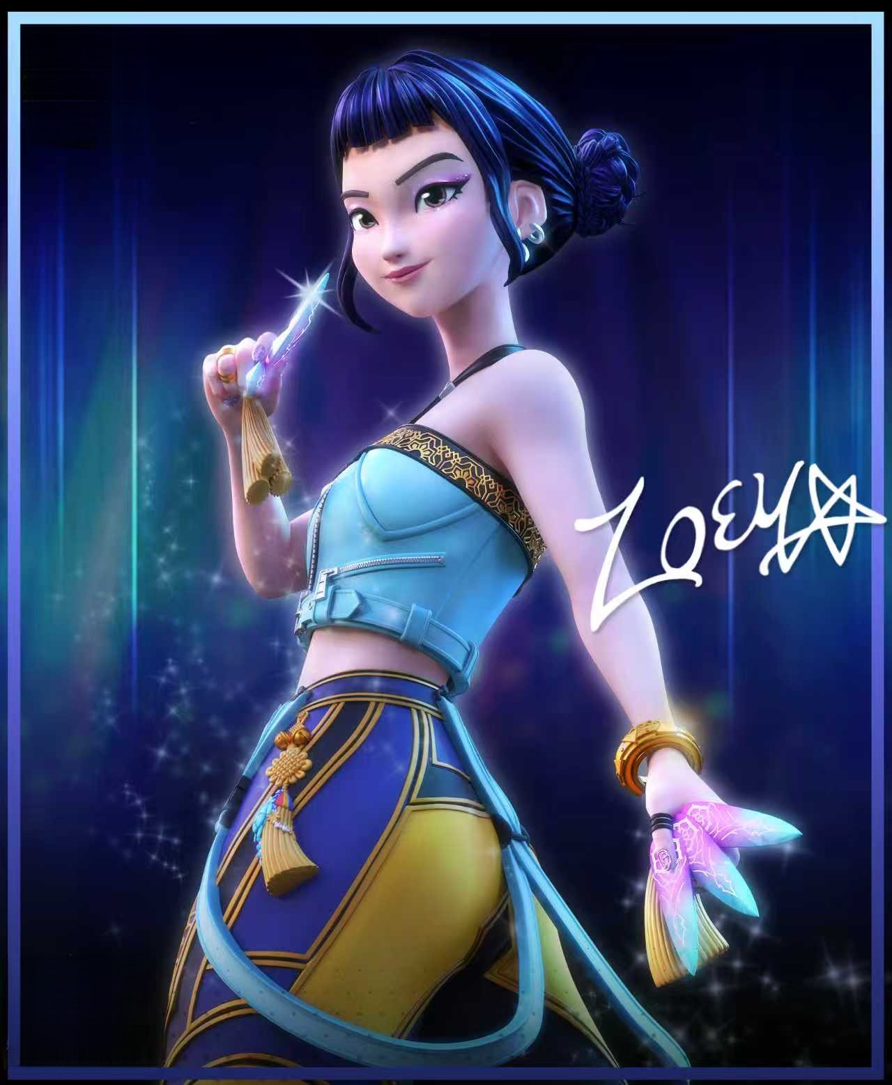 【Pre-sale】KPop Demon Hunters Zoey Collectible Figure