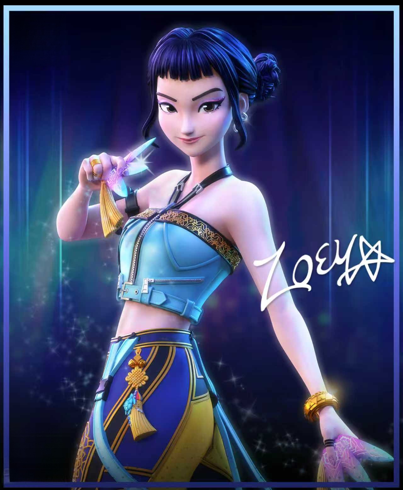 【Pre-sale】KPop Demon Hunters Zoey Collectible Figure