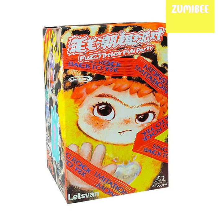 WAKUKU Fuzzy Trendy Fun Party Series Plush Dolls, Blind Box