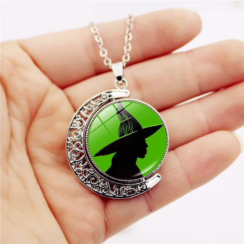 Wicked: For Good Single-sided magic moon pendant