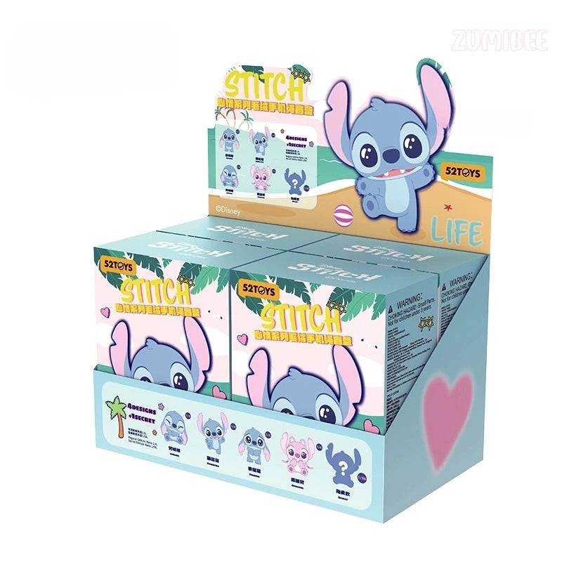 DSN Stitch Mood Series Plush Mobile Phone Rope Blind Box Pendant