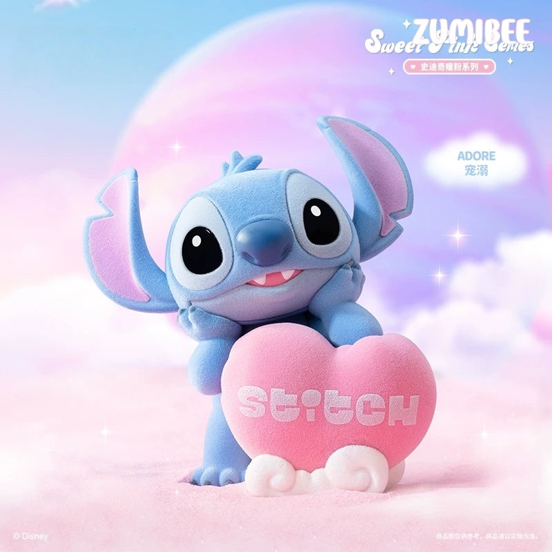 52TOYS DSN Stitch Warm Powder Blind Box Stitch Small Figure Ornament