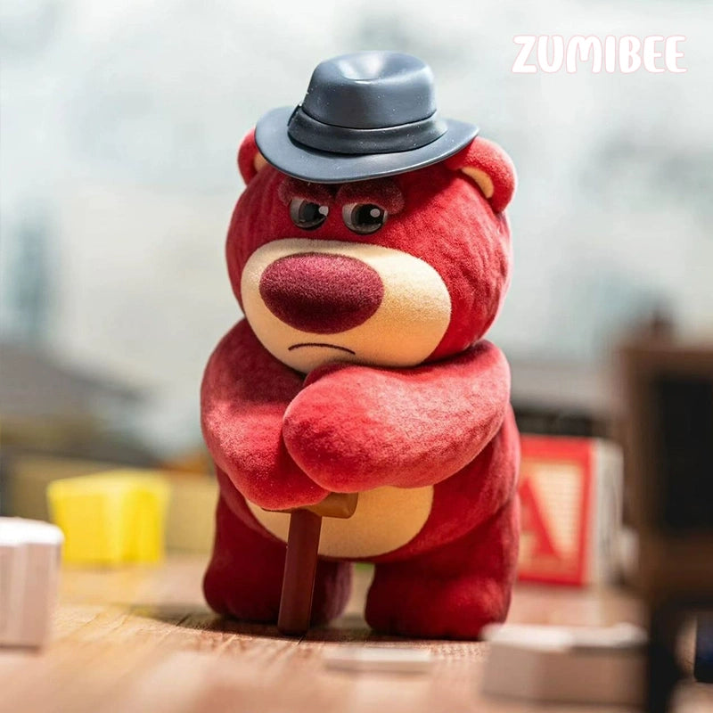 DSN Strawberry Bear 3rd Generation Charming Big BOSS Blind Box Flocking Figure