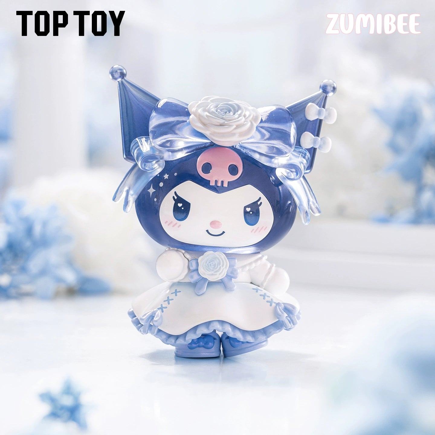 Toptoy Sanrio Family Romantic Wedding Series Blind Box Hello Kitty Cat Kuromi Cute Ornaments