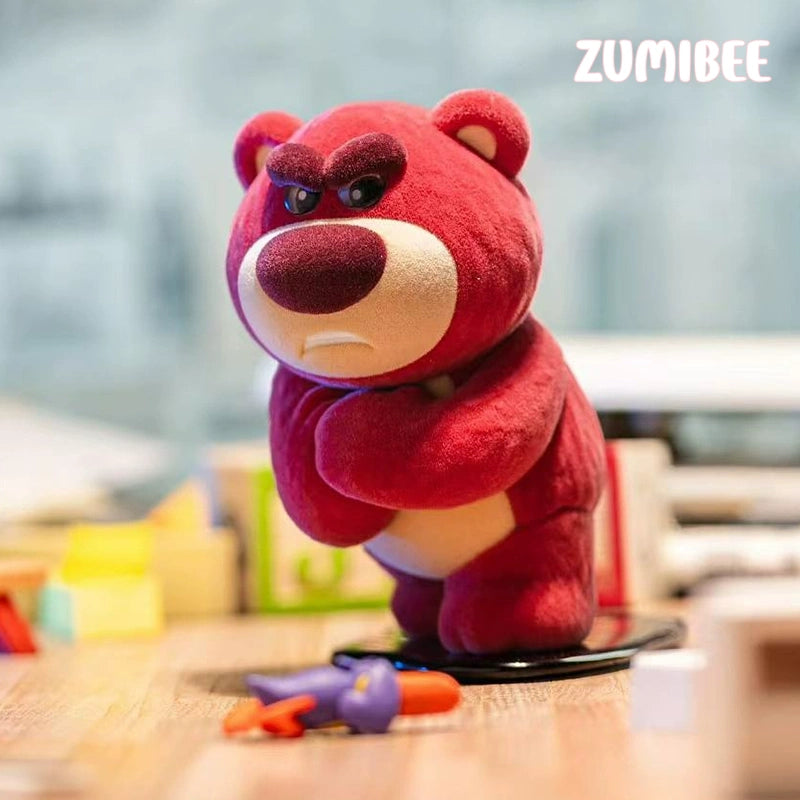 DSN Strawberry Bear 3rd Generation Charming Big BOSS Blind Box Flocking Figure