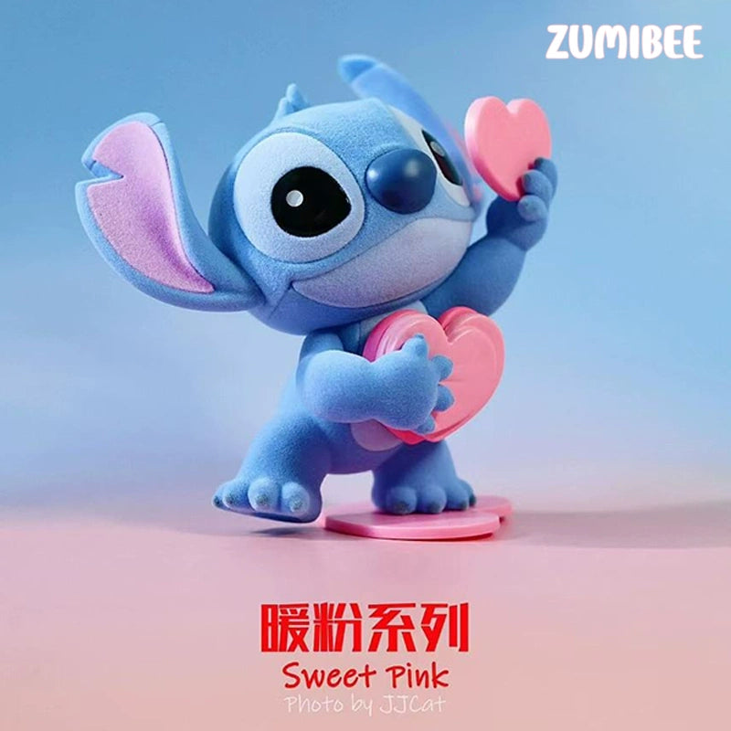 52TOYS DSN Stitch Warm Powder Blind Box Stitch Small Figure Ornament