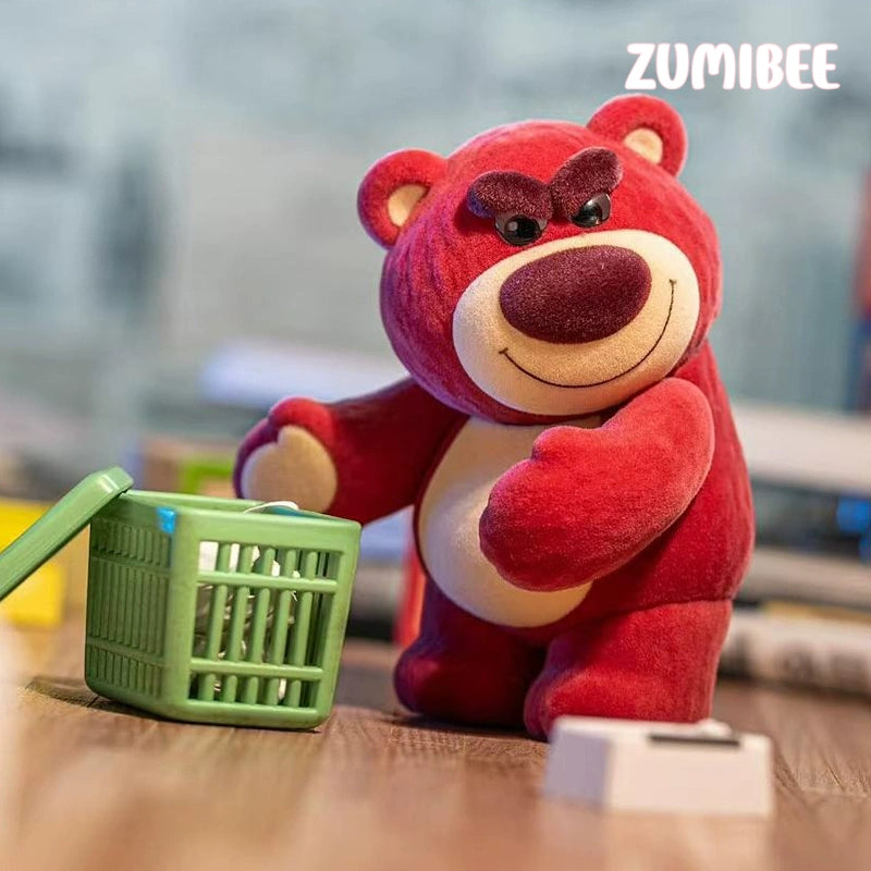 DSN Strawberry Bear 3rd Generation Charming Big BOSS Blind Box Flocking Figure