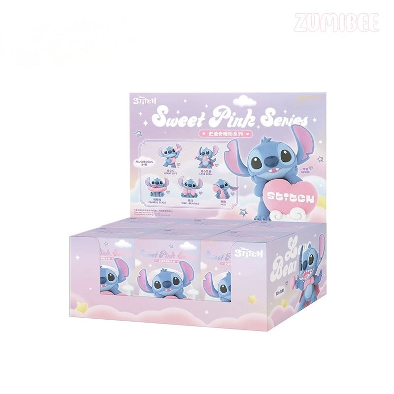 52TOYS DSN Stitch Warm Powder Blind Box Stitch Small Figure Ornament