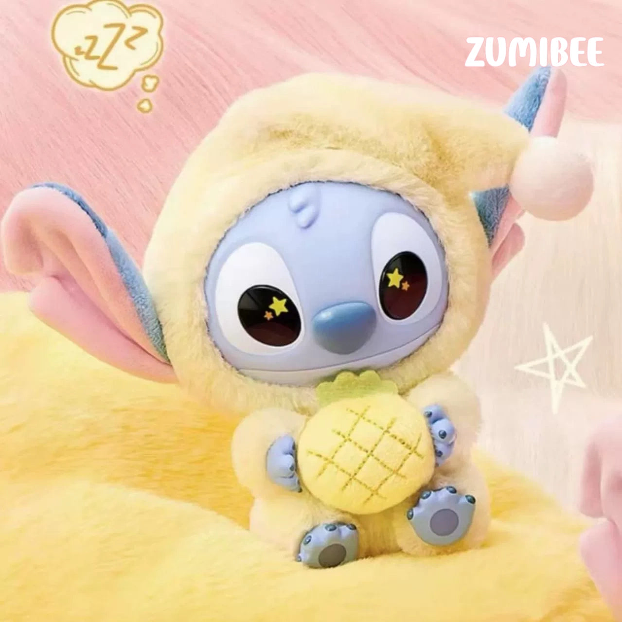 MINISO Stltch Eat Something Before Sleep Series Vinly Plush Dolls, Blind Box
