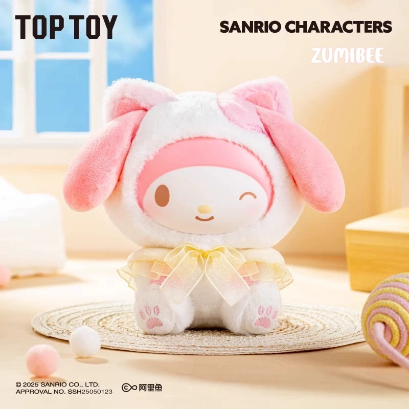 TOPTOY Characters Play With Kittens Series Plush Dolls, Blind Box