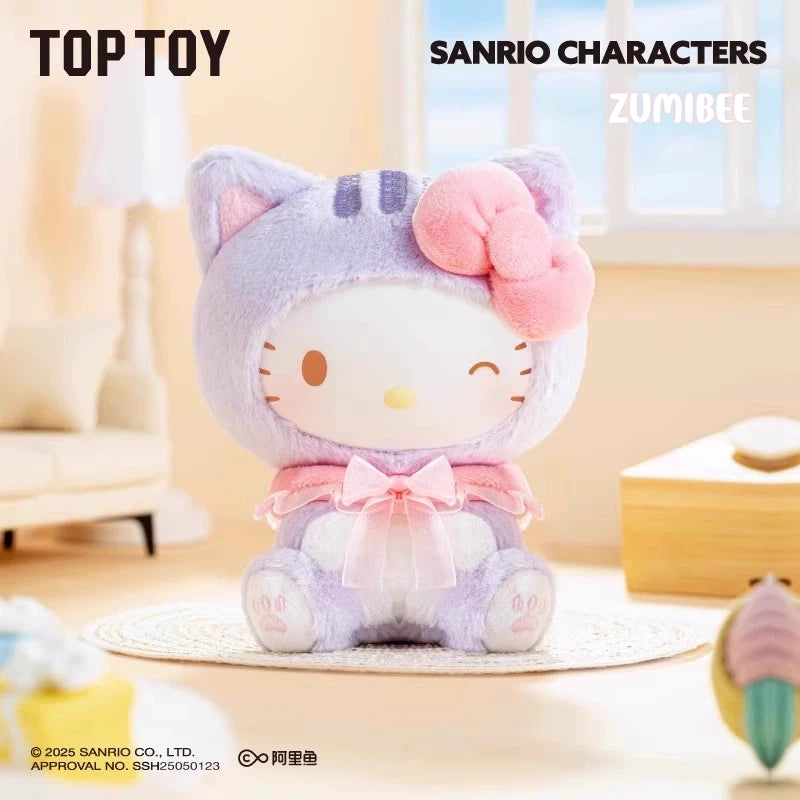 TOPTOY Characters Play With Kittens Series Plush Dolls, Blind Box