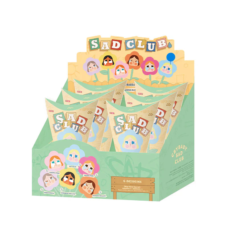 CRYBABY Sad Club Series-Plush Flowers Dolls, Blind Box