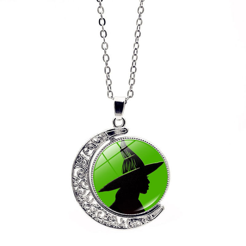 Wicked: For Good Single-sided magic moon pendant